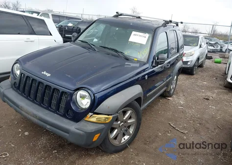 2007 Jeep Liberty Sport from USA, damaged, VIN 1J4GL48K97W542704